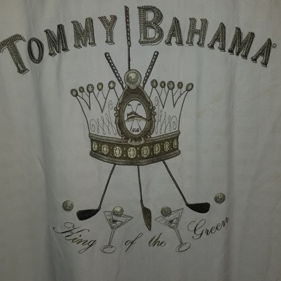 7 Medium Tommy Bahama Camp Shirts - Picture 6 of 8
